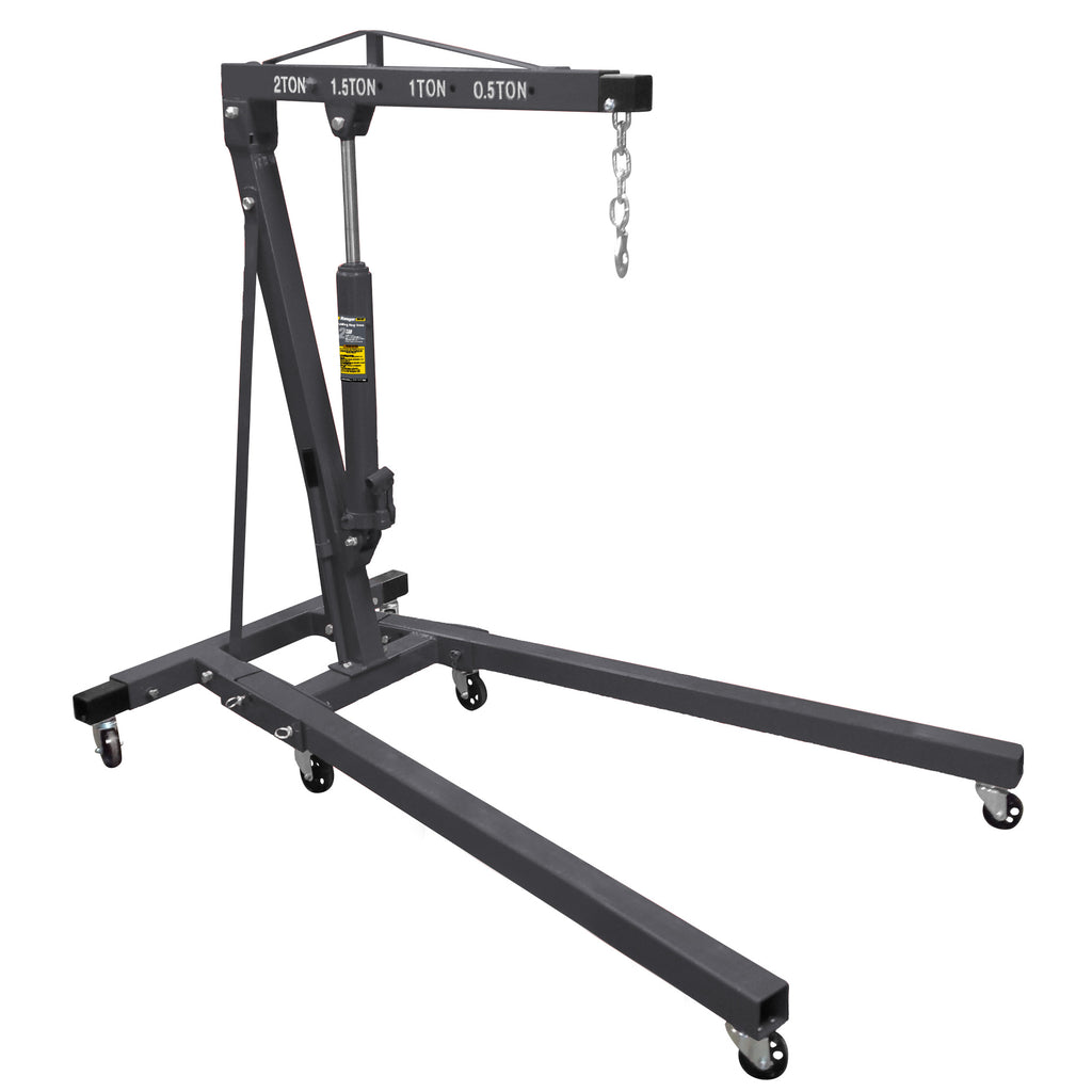 Ranger RSC-2TF folding 2-ton shop crane for engine removal and heavy parts handling