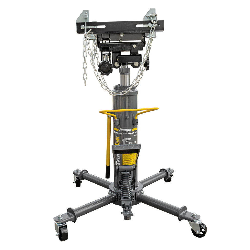 Ranger RTJ-1 hydraulic transmission jack for gearbox service, removal and installation