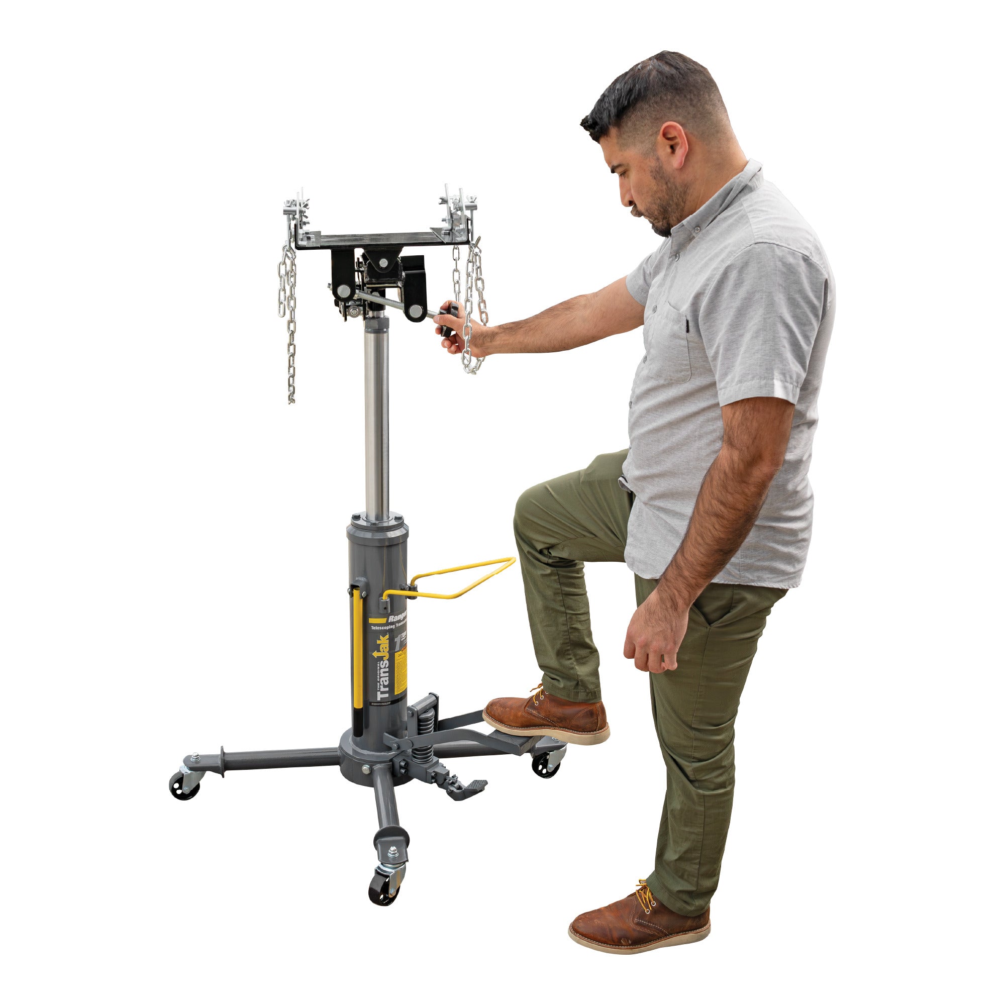 Ranger RTJ-1 TransJack transmission jack for shop service applications
