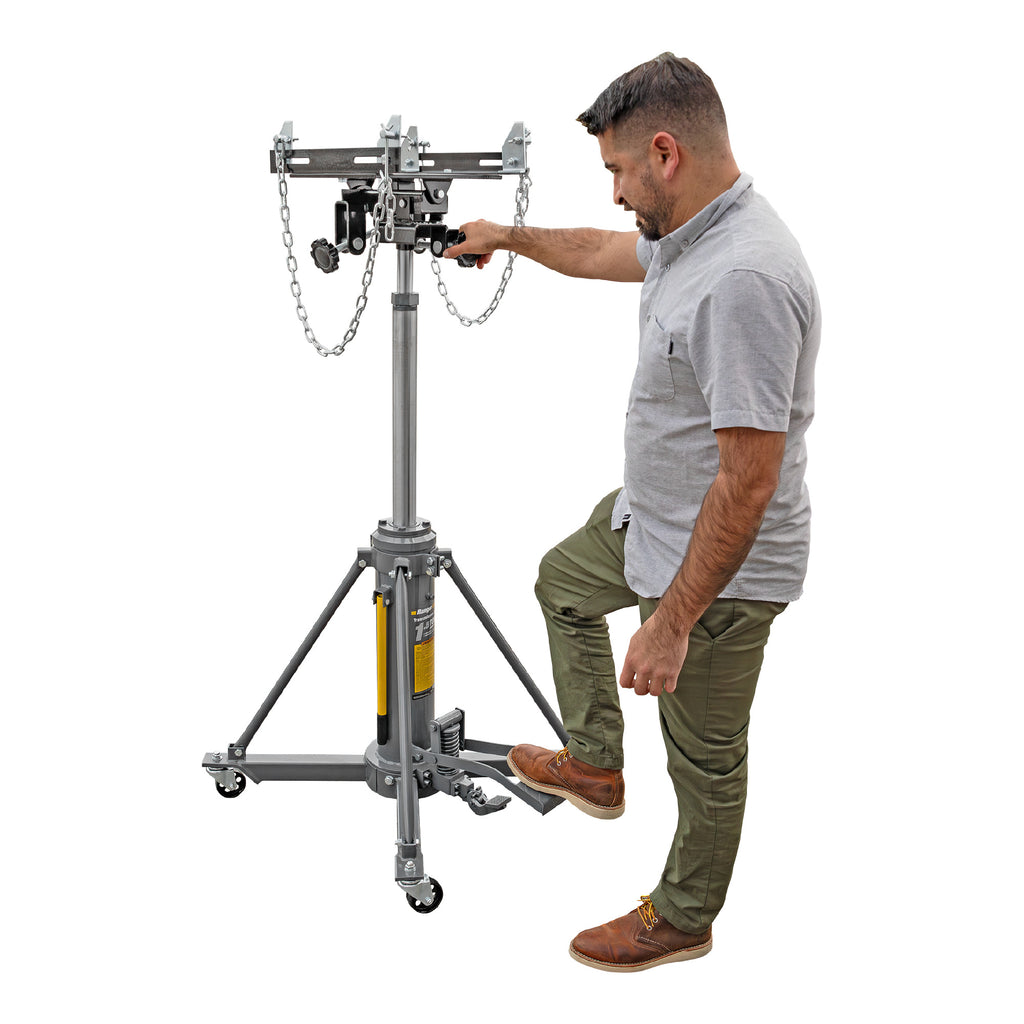 Ranger RTJ-3000 telescoping transmission jack with 3,000-lb capacity