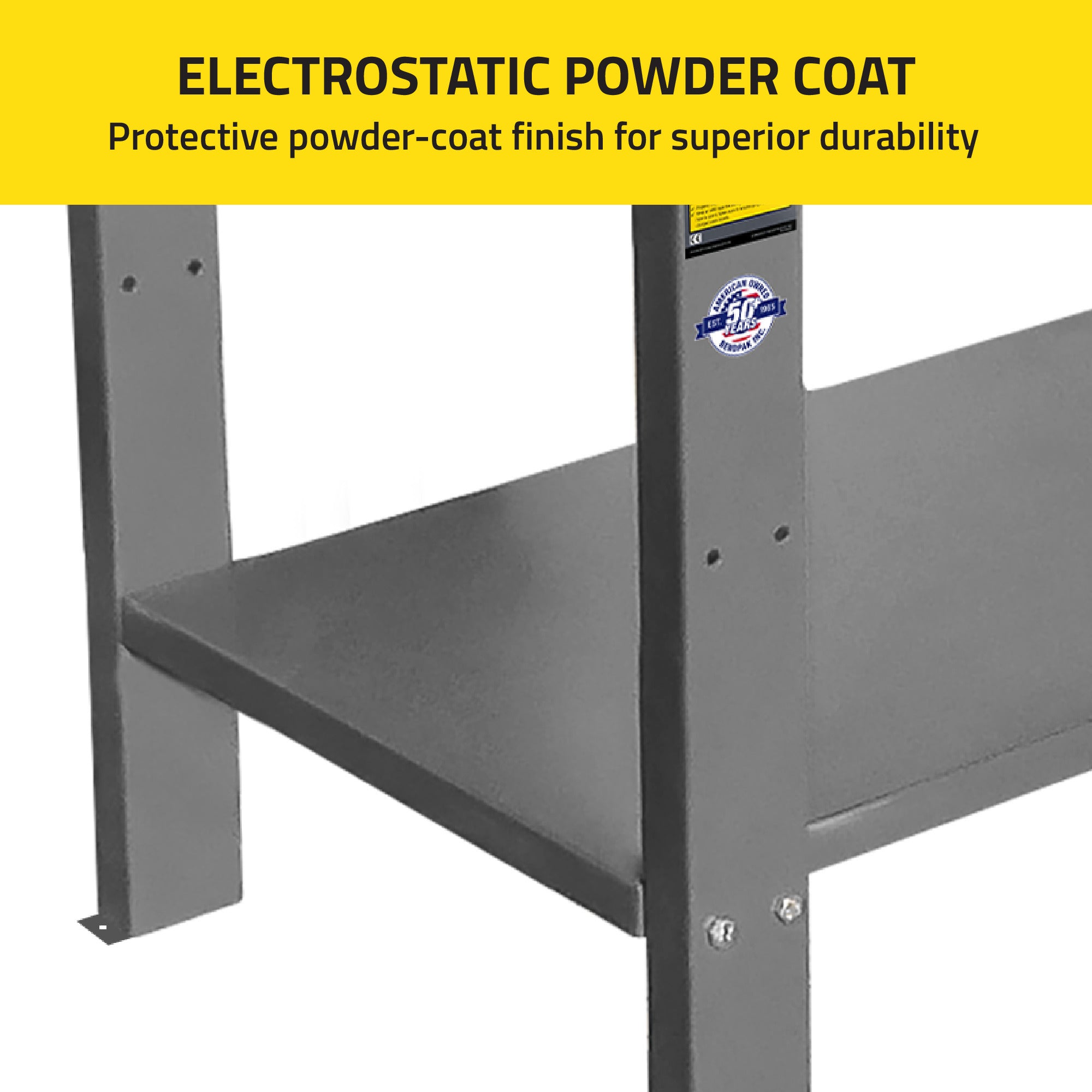 Ranger RWB-2D two-drawer workbench for heavy-duty shop storage