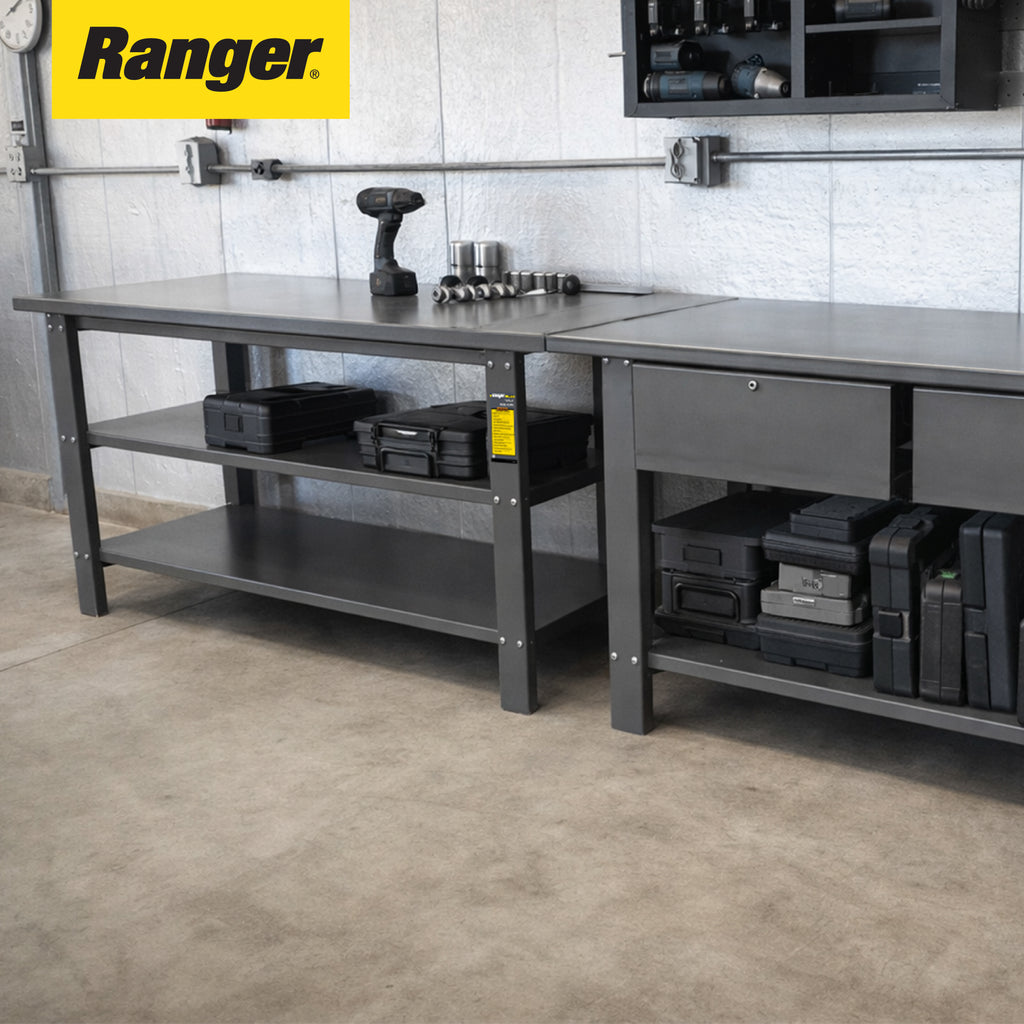 Ranger RWB-2S heavy-duty shop workbench for garage service areas