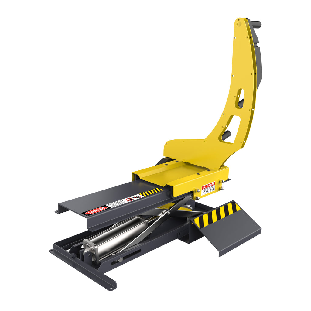Ranger RWL-175 wheel lift designed to reduce strain during tire and wheel handling.
