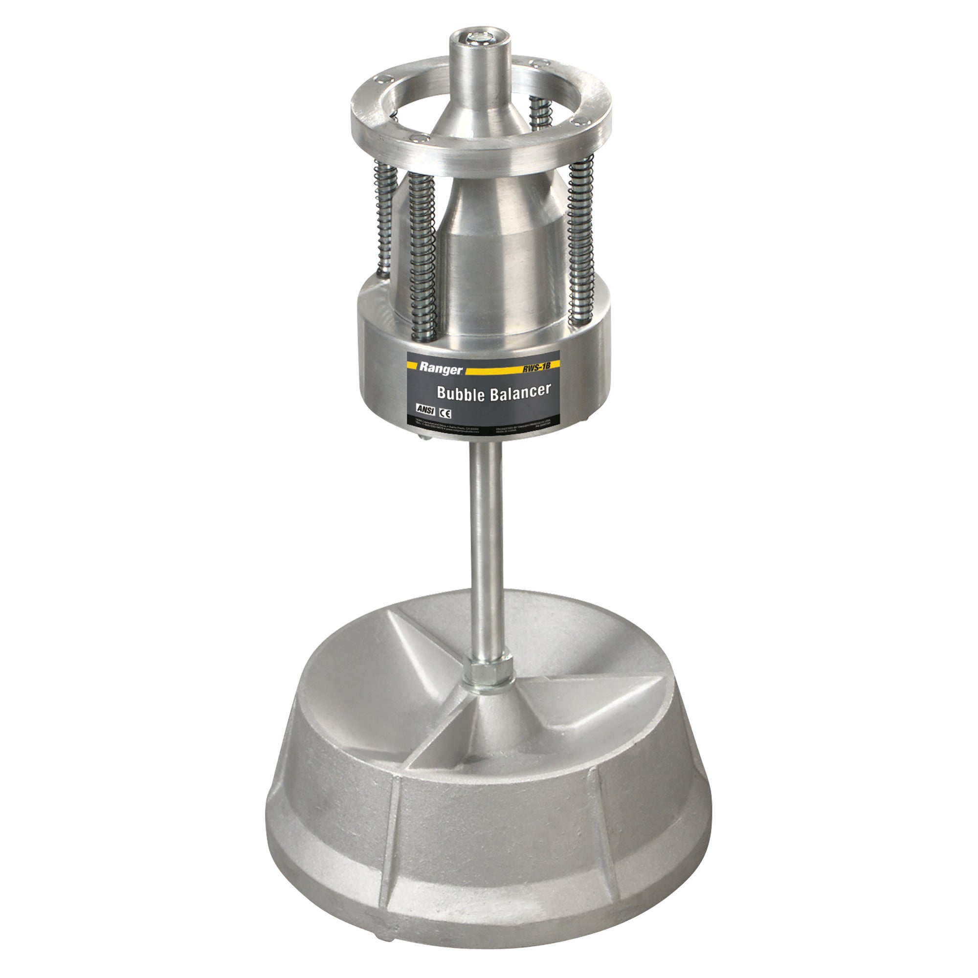 Ranger RWS-1B bubble wheel balancer for portable manual wheel service applications