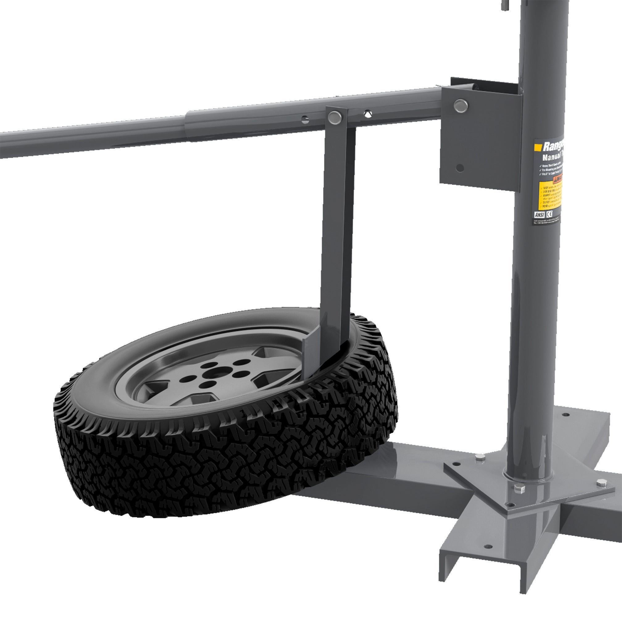 Ranger RWS-3TC manual tire changer with heavy-duty bead breaker assembly