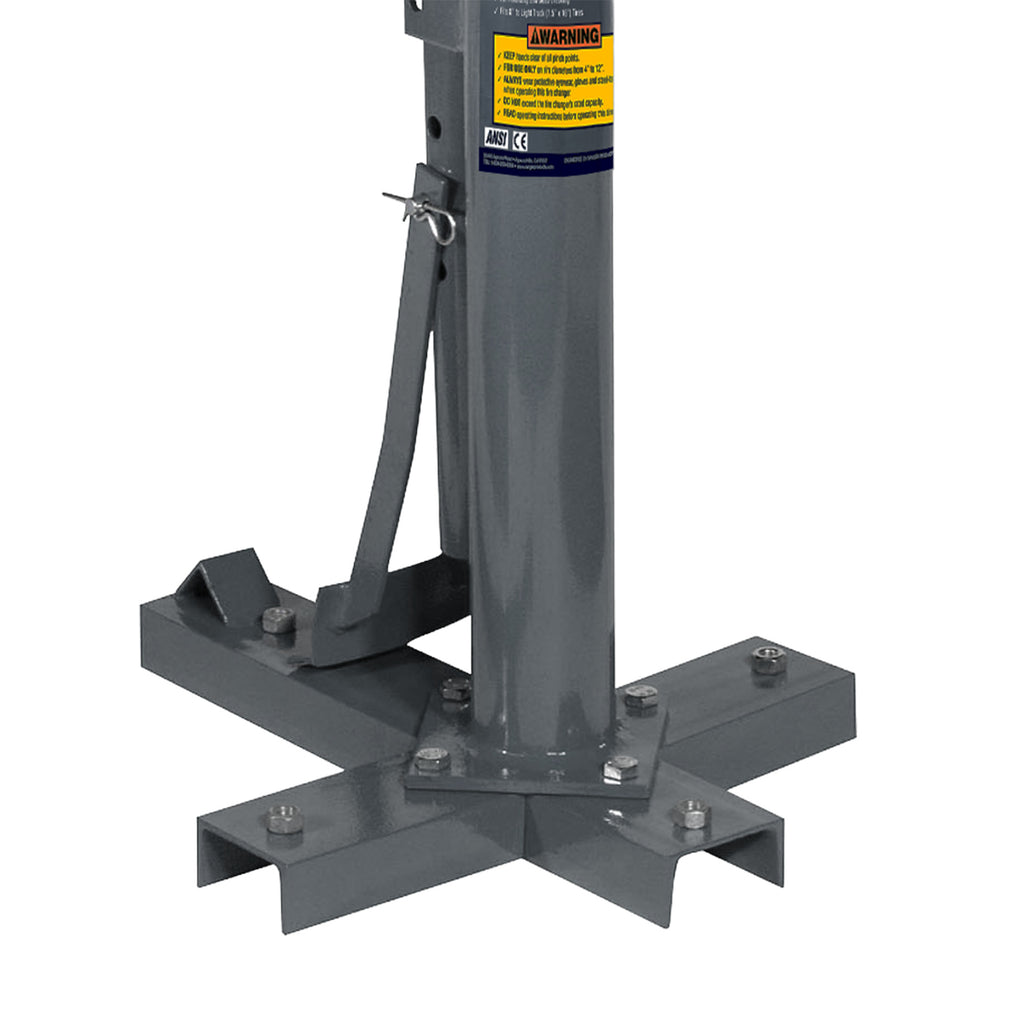 Ranger RWS-3TC manual tire changer with wide-base construction for shop stability