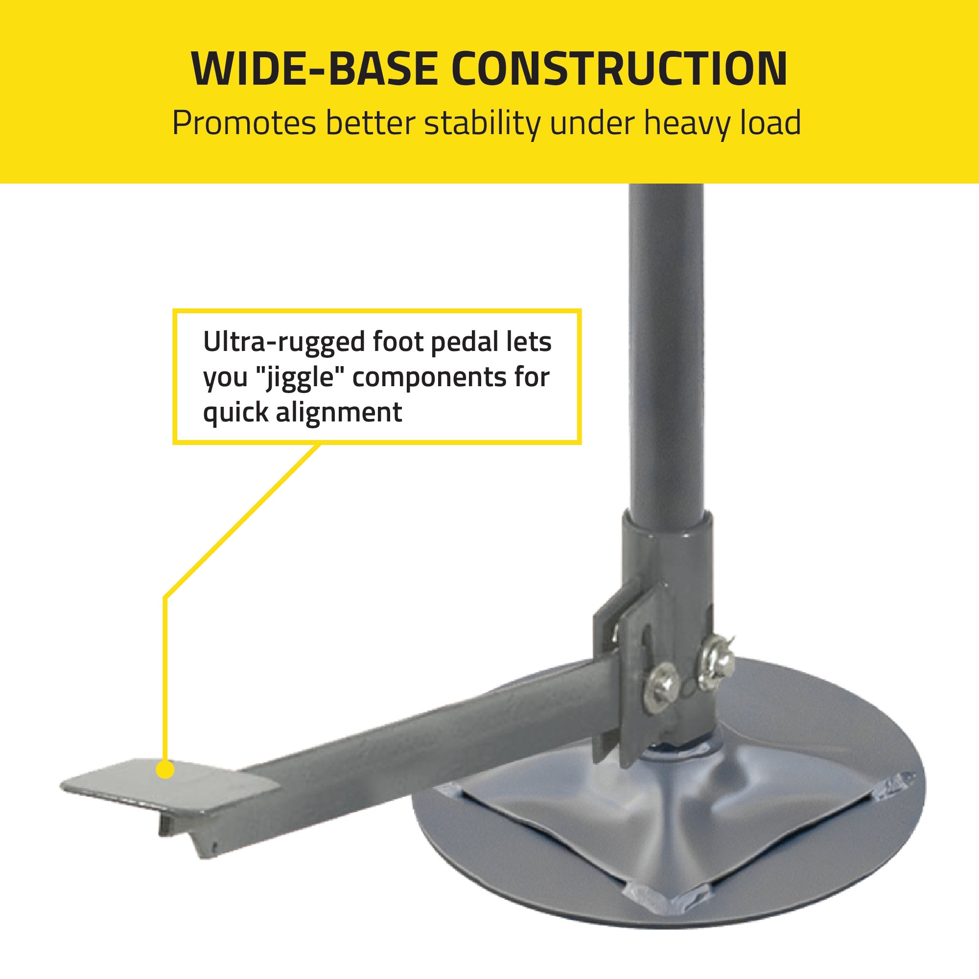 Ranger RJS-1TF Foot-Operated High Stand